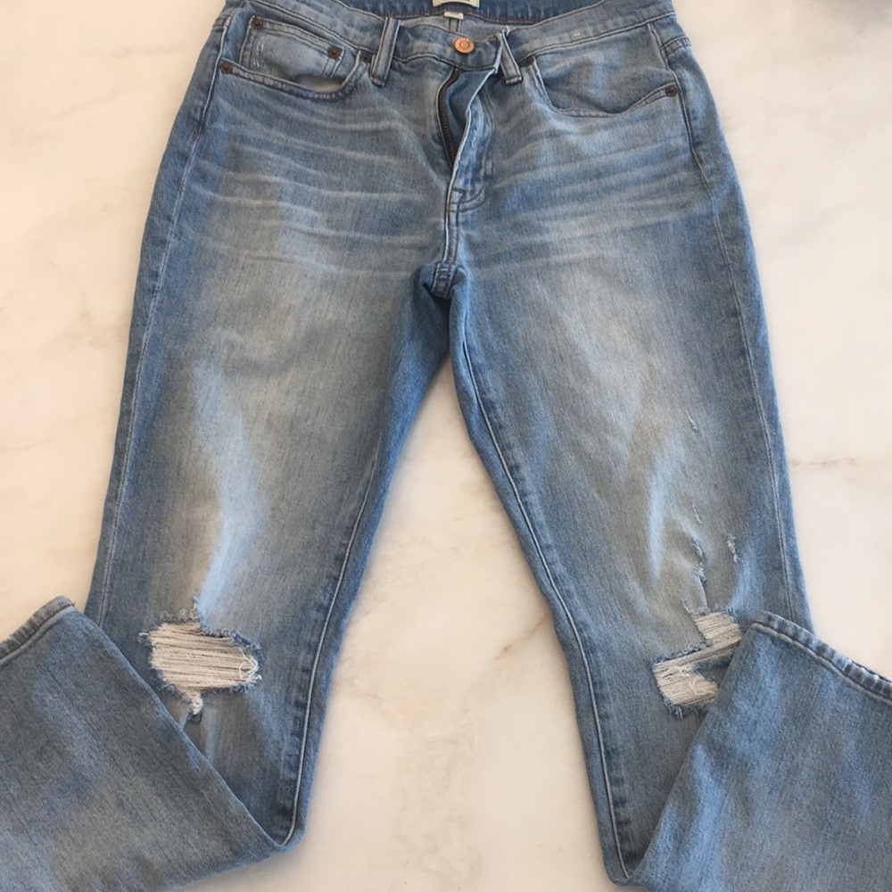 J Crew Women’s Slim Boyfriend Light Wash Jeans-Size 27